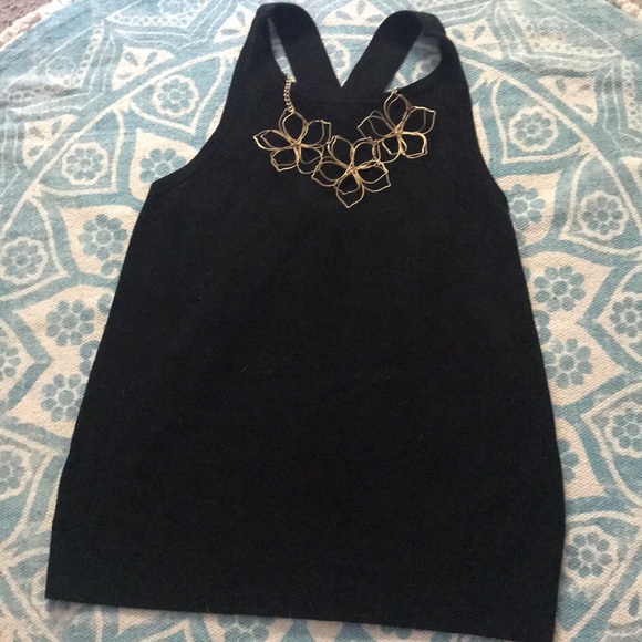 🚫SOLD🚫BR strappy black tank. - Picture 2 of 4